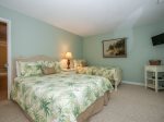 Guest Bedroom with Queen and Twin Bed at 220 Evian